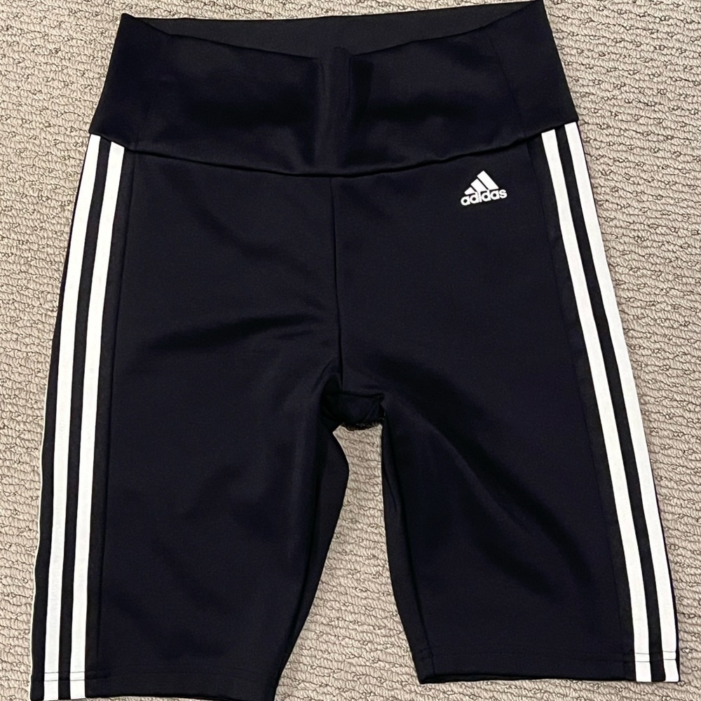Adidas Primegreen Black Shorts with White Logo